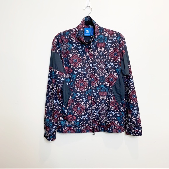 Adidas Originals Ornamental Block Track Jacket In Jacquard Print Size Small - Picture 5 of 6
